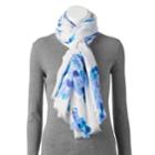 Love This Life Watercolor Sunflower Oversized Wrap Scarf, Women's, Blue