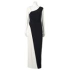 Women's Scarlett Colorblock Evening Gown, Size: 6, Oxford