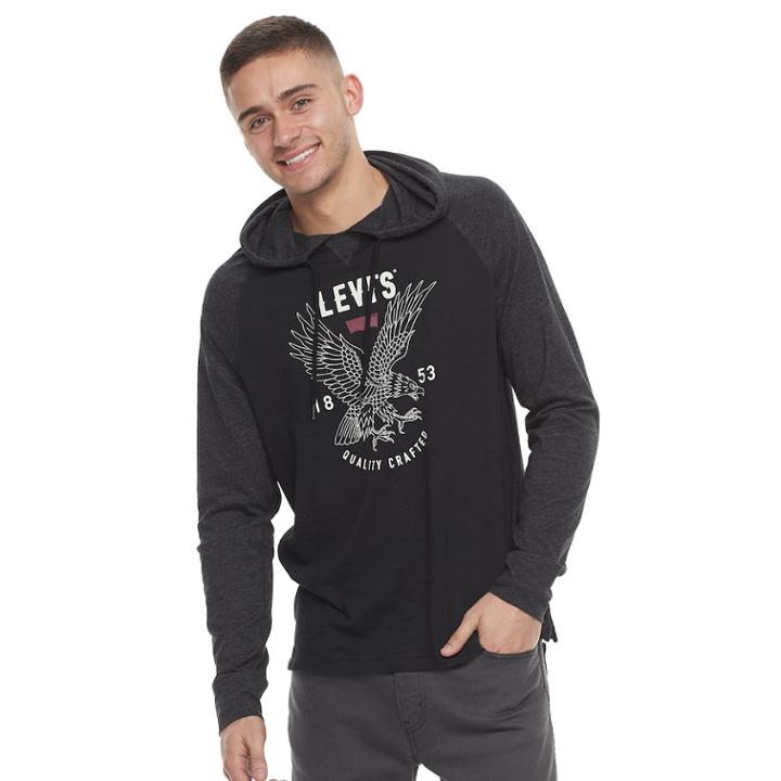 Men's Levi's Johnson Hoodie, Size: Small, Dark Grey