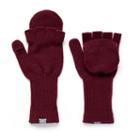 Women's Converse Convertible Fingerless Gloves, Red