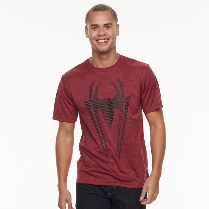 Men's Marvel Hero Elite Series Spider-man Tee, Size: Xl, Brt Red