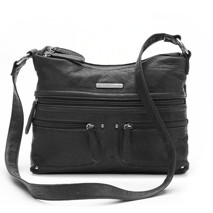 Stone And Co. Leather Irene Hobo, Women's, Black