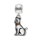 Individuality Beads Sterling Silver & 14k Gold Over Silver Cat Charm, Women's, Multicolor