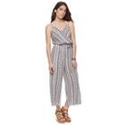 Juniors' Joe B Surplice Culotte Jumpsuit, Girl's, Size: Xs, White Oth