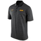 Men's Nike Iowa Hawkeyes Striped Stadium Dri-fit Performance Polo, Size: Small, Black
