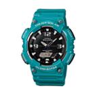 Casio Men's Tough Solar Illuminator Analog & Digital Watch - Aqs810wc-3avcfk, Blue