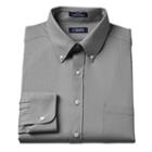 Men's Chaps Classic-fit Broadcloth Button-down Collar Dress Shirt, Size: 16.5-34/35, Black