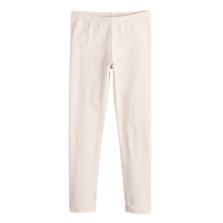 Girls 4-10 Jumping Beans® Solid Full-length Leggings, Size: 6x, Natural