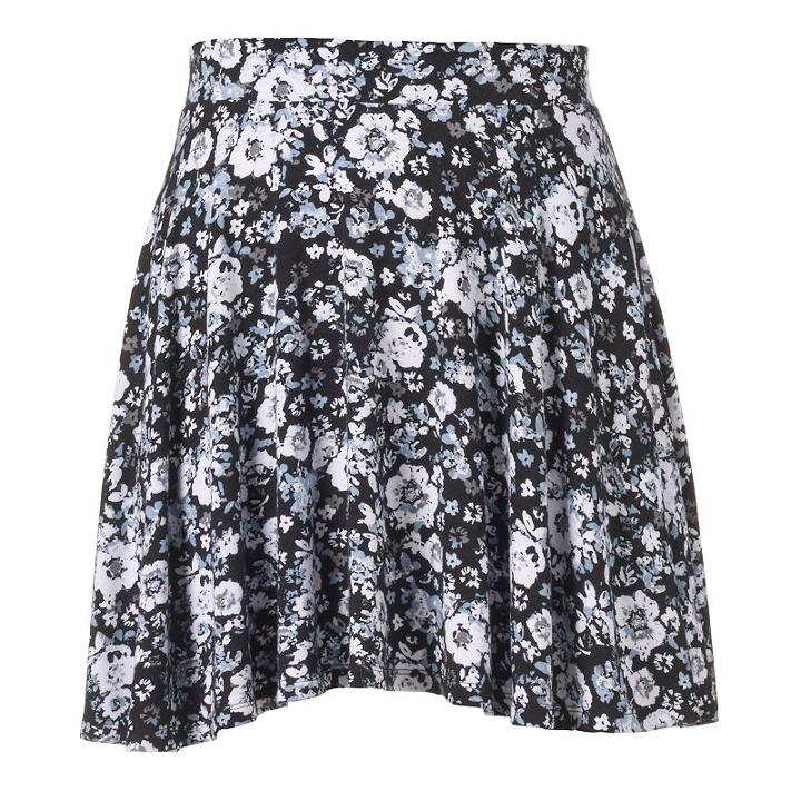 Juniors' So&reg; Skater Skirt, Girl's, Size: Large, Black