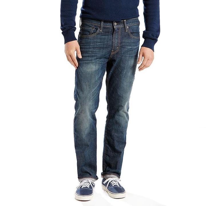 Men's Levi's&reg; 502&trade; Regular Taper-fit Stretch Jeans, Size: 32x32, Dark Blue