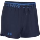Women's Under Armour Play Up Shorts, Size: Small, Blue (navy)
