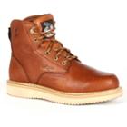 Georgia Boot Men's 6-in. Wedge Work Boots, Size: 8.5 Wide, Brown