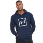 Men's Under Armour Rival Fleece Logo Hoodie, Size: Medium, Dark Blue