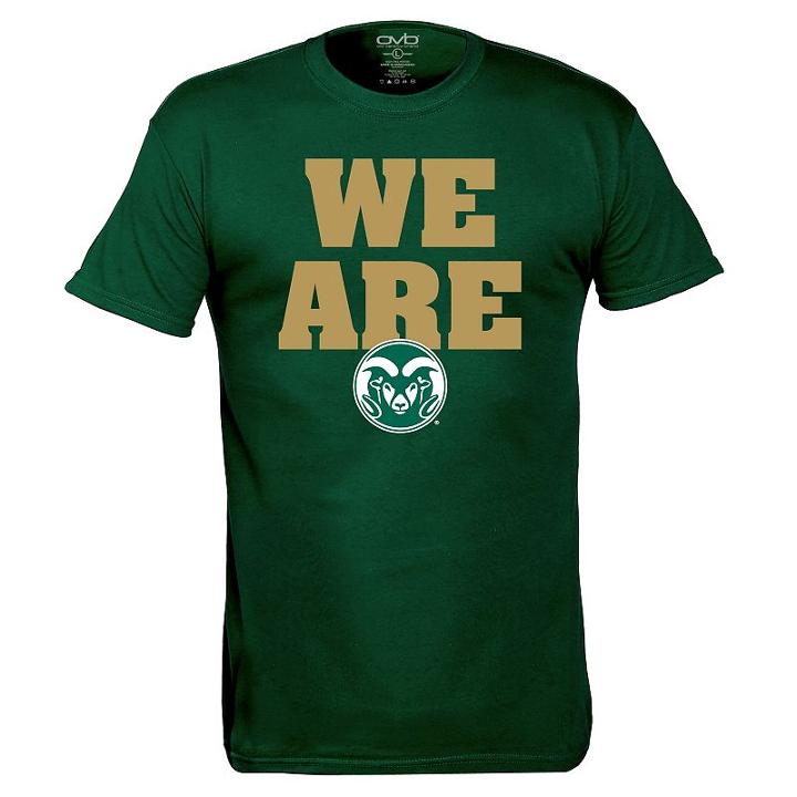 Men's Colorado State Rams We Are Tee, Size: Large, Dark Green