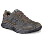 Skechers Relaxed Fit Glides Status Men's Casual Shoes, Size: 7, Grey