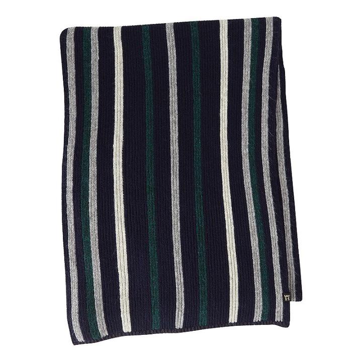 Men's Haggar Striped Scarf, Blue (navy)