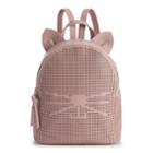 T-shirt & Jeans Perforated Cat Backpack, Women's, Light Pink