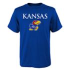 Boys' 4-18 Kansas Jayhawks Goal Line Tee, Size: 4-5, Blue