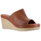 Tuscany By Easy Street Octavia Women's Wedge Sandals, Size: Medium (6), Med Brown