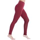 Women's Marika Olivia High-waisted Tummy Control Leggings, Size: Large, Dark Red