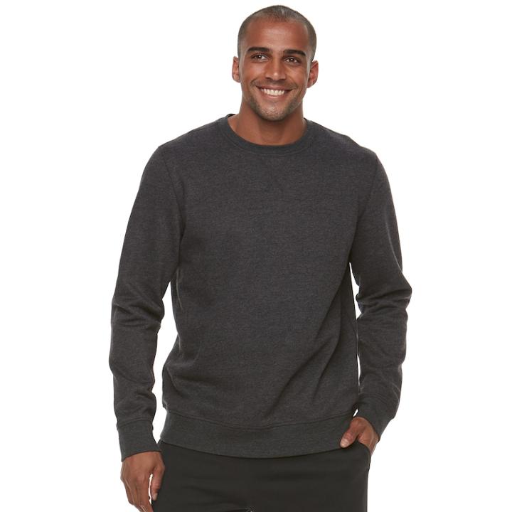 Men's Tek Gear&reg; Ultra Soft Fleece Top, Size: Large, Oxford