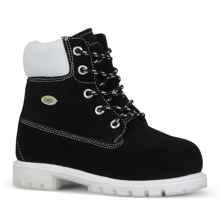 Lugz Drifter 6 Tl Preschool Kids' Ankle Boots, Kids Unisex, Size: 1, Black