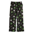 Boys 4-16 Minecraft Night Shadows Lounge Pants, Size: 10-12, Multicolor