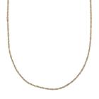 14k Gold Over Silver Singapore Chain Necklace - 20 In, Women's, Size: 20