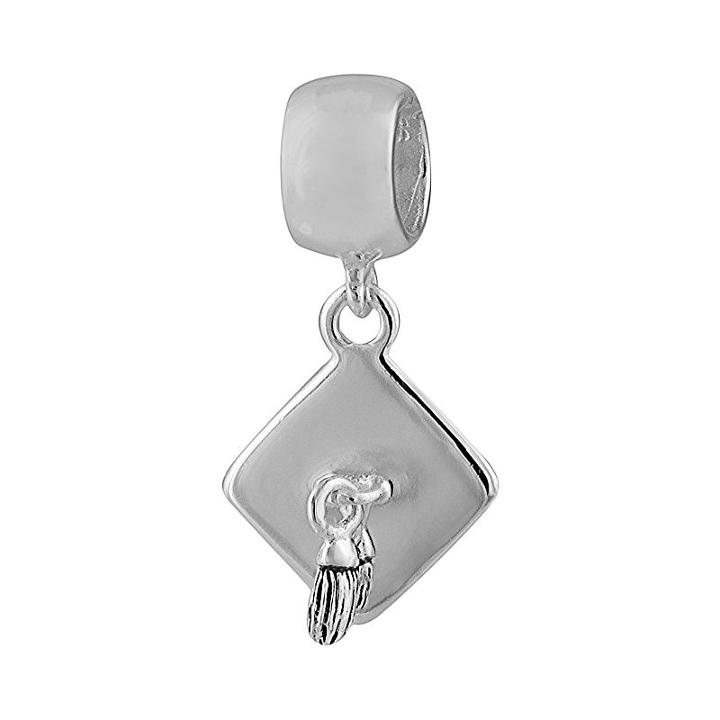 Individuality Beads Sterling Silver Graduation Charm, Women's