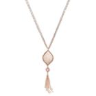 Apt. 9&reg; Long Marquise Tassel Pendant Necklace, Women's, Pink