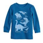 Baby Boy Jumping Beans&reg; Dinosaurs Thermal Graphic Tee, Size: 18 Months, Dark Blue