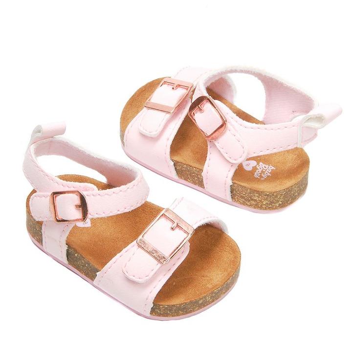 Baby Girl Oshkosh B'gosh&reg; Sandal Crib Shoes, Size: 6-9 Months, Blue