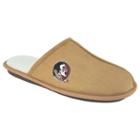 Men's Florida State Seminoles Scuff Slipper Shoes, Size: Large, Brown