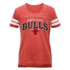 Juniors' Chicago Bulls Throwback Tee, Women's, Size: Medium, Multicolor