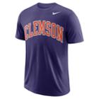 Men's Nike Clemson Tigers Wordmark Tee, Size: Xxl, Purple