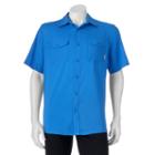 Big & Tall Columbia Pacific Breeze Button-down Shirt, Men's, Size: Xl Tall, Blue