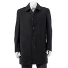 Men's Chaps Classic-fit Charcoal (grey) Wool-blend Coat, Size: 38 - Regular