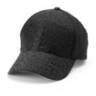 Women's So&reg; Allover Subtle Lace Baseball Cap, Black