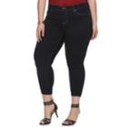 Plus Size Jennifer Lopez Crop Midrise Super Skinny Jeans, Women's, Size: 24 W, Blue