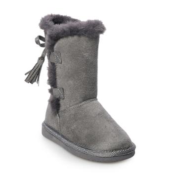 Jumping Beans Madelaine Toddler Girls' Winter Boots, Size: 10 T, Grey
