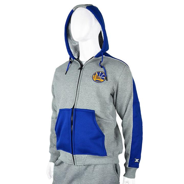 Men's Zipway Golden State Warriors Standard Issue Hoodie, Size: Xl, Grey