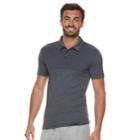 Men's Marc Anthony Slim-fit Textured Contrast Polo, Size: Xl, Blue