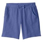 Girls 4-10 Jumping Beans&reg; Slubbed Bermuda Shorts, Girl's, Size: 10, Blue (navy)