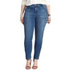 Plus Size Chaps Slim Fit Stretch Jeans, Women's, Size: 22 W, Blue
