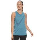 Women's Nike Dry Training Swoosh Graphic Tank, Size: Medium, Dark Blue