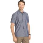 Big & Tall Van Heusen Untucked Regular-fit Button-down Shirt, Men's, Size: Xl Tall, Blue (navy)