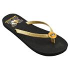 Women's Missouri Tigers Flip Flops, Size: Small, Gold
