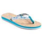 So&reg; Women's Tie Dye Flip-flops, Size: Small, Turquoise/blue (turq/aqua)