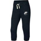 Girls 7-16 Nike Vintage Capri Pants, Size: Medium, Grey (charcoal)