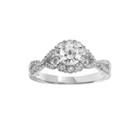 Simply Vera Vera Wang Diamond Engagement Ring In 14k White Gold (1 Ct. T.w.), Women's, Size: 8.50